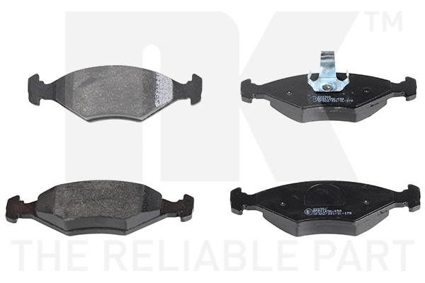 Brake Pad Set, disc brake (222392)