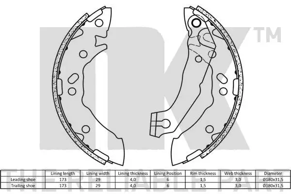 Brake Shoe Set