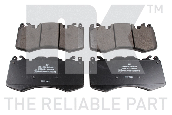 Brake Pad Set, disc brake (224036)