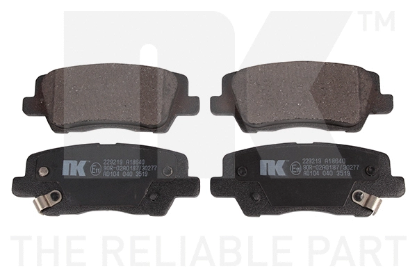 Brake Pad Set, disc brake (229219)