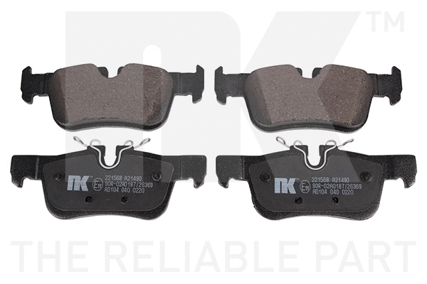 Brake Pad Set, disc brake (221568)