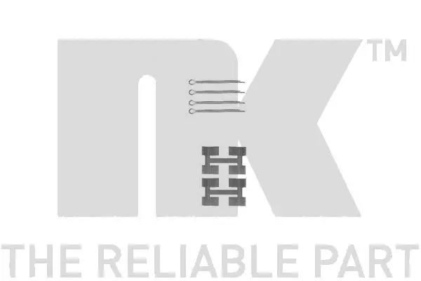 Accessory Kit, disc brake pad (7936972)