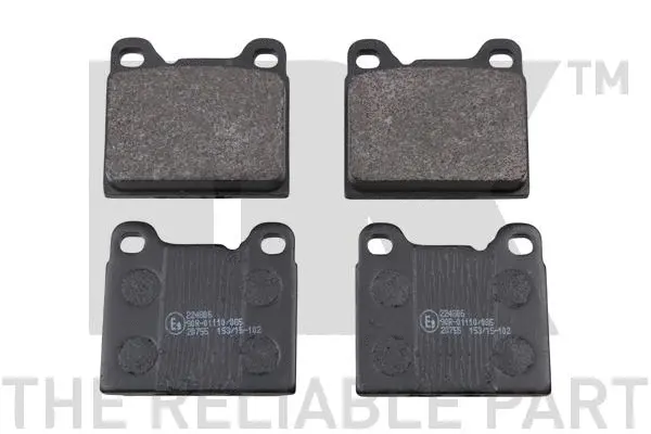Brake Pad Set, disc brake (224806)