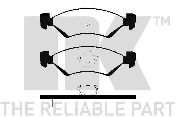 Brake Pad Set, disc brake (229301)