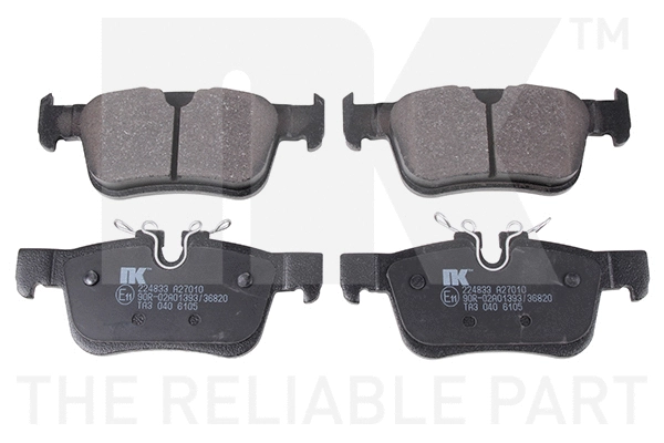 Brake Pad Set, disc brake (224833)