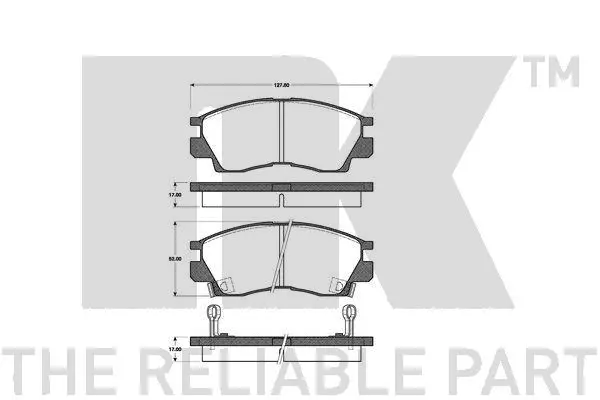 Brake Pad Set, disc brake (223010)