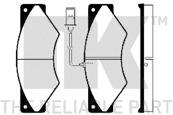 Brake Pad Set, disc brake (222347)