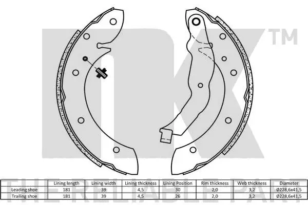 Brake Shoe Set