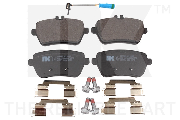 Brake Pad Set, disc brake (223389)