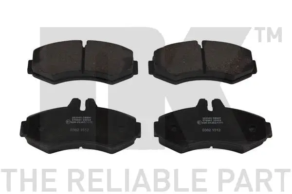 Brake Pad Set, disc brake (223340)