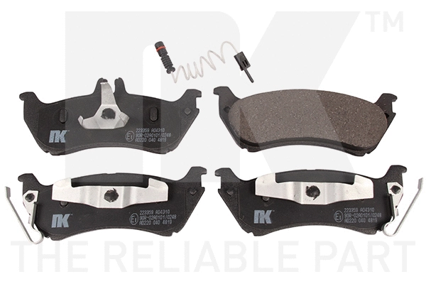 Brake Pad Set, disc brake (223359)