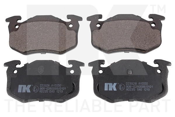 Brake Pad Set, disc brake (223928)