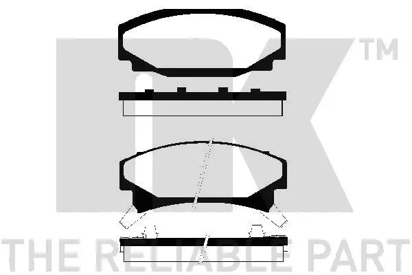Brake Pad Set, disc brake (229208)
