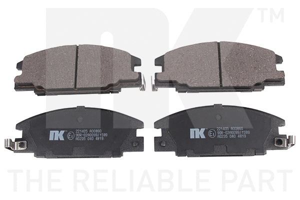 Brake Pad Set, disc brake (221405)