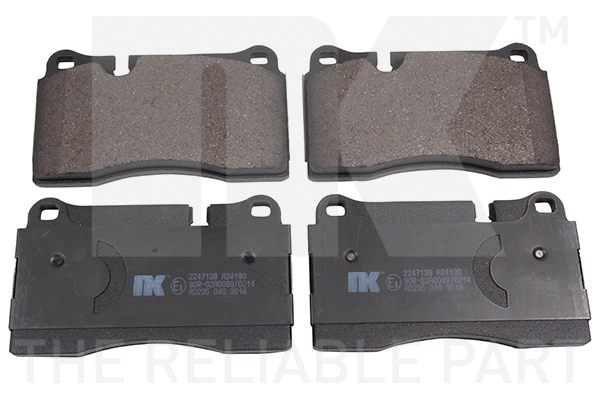 Brake Pad Set, disc brake (2247138)