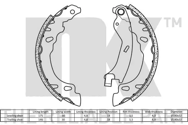 Brake Shoe Set
