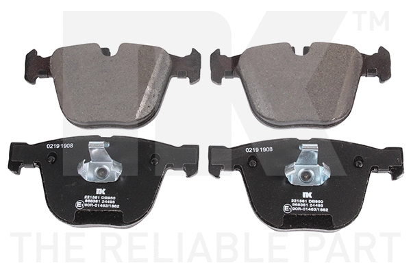Brake Pad Set, disc brake (221581)