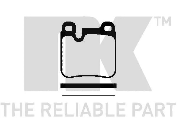 Brake Pad Set, disc brake (225607)