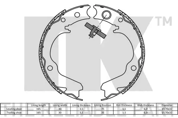 Brake Shoe Set