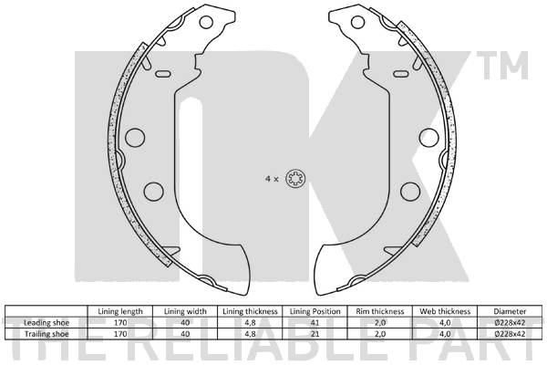 Brake Shoe Set
