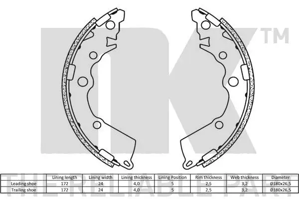 Brake Shoe Set