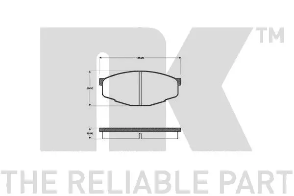 Brake Pad Set, disc brake (224525)