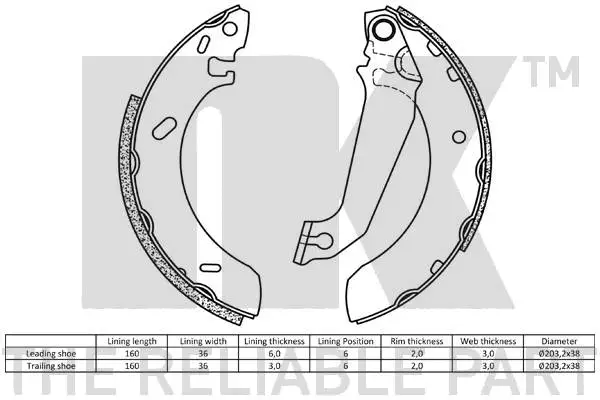 Brake Shoe Set