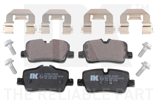 Brake Pad Set, disc brake (221589)