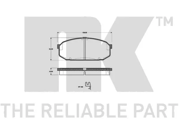 Brake Pad Set, disc brake (223251)