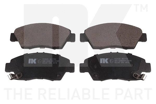 Brake Pad Set, disc brake (222626)