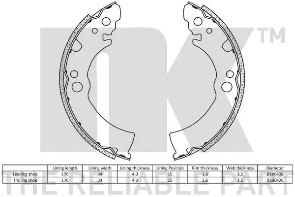 Brake Shoe Set