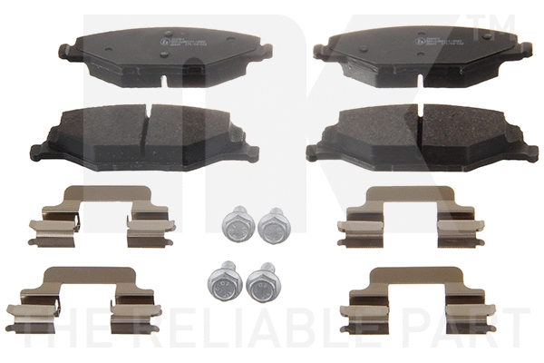 Brake Pad Set, disc brake (224304)