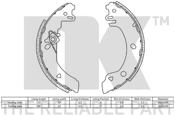 Brake Shoe Set