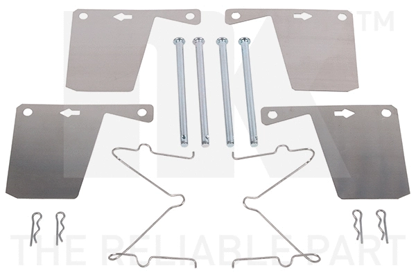 Accessory Kit, disc brake pad (7999960)