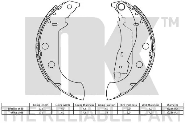 Brake Shoe Set