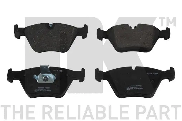 Brake Pad Set, disc brake (221528)