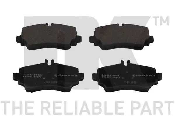 Brake Pad Set, disc brake (223333)