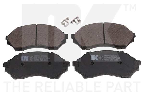 Brake Pad Set, disc brake (223239)