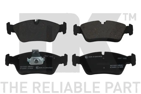 Brake Pad Set, disc brake (221525)