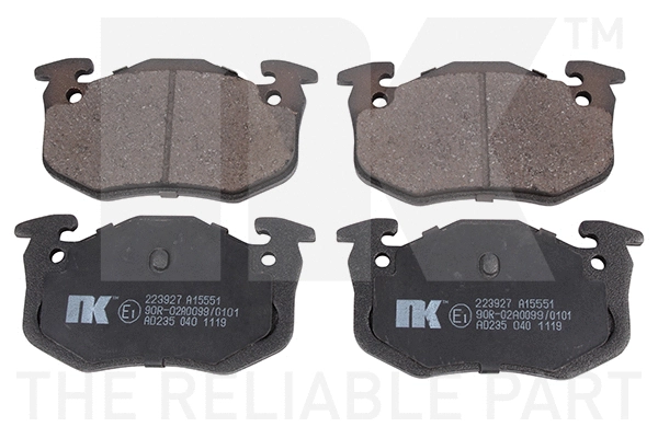 Brake Pad Set, disc brake (223927)