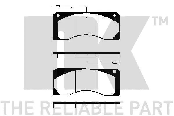 Brake Pad Set, disc brake (223940)
