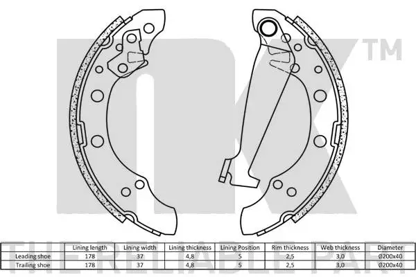 Brake Shoe Set