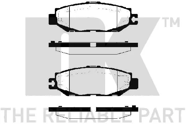 Brake Pad Set, disc brake (224544)