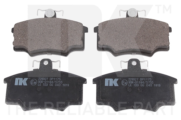 Brake Pad Set, disc brake (229927)