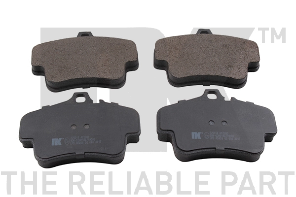 Brake Pad Set, disc brake (225614)
