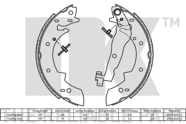 Brake Shoe Set