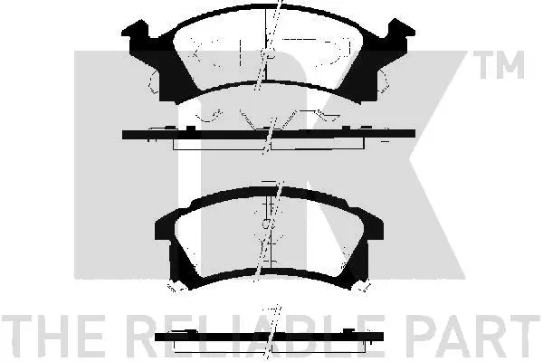 Brake Pad Set, disc brake (229215)