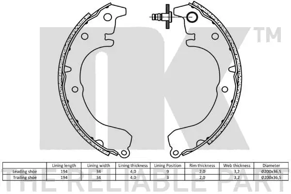 Brake Shoe Set