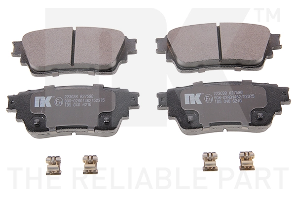 Brake Pad Set, disc brake (223038)
