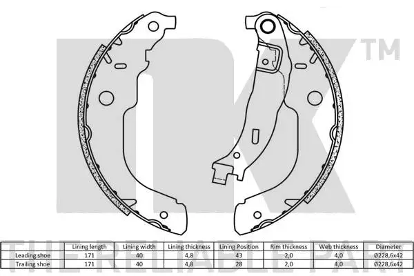 Brake Shoe Set